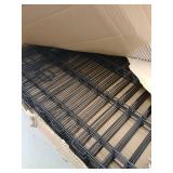 Foldable Metal Pet Dog Exercise Fence Pen With Gate - 60 x 60 x 36 Inches