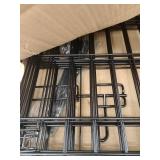 Foldable Metal Pet Dog Exercise Fence Pen With Gate - 60 x 60 x 36 Inches