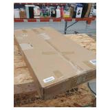 Amazon Basics Classic Computer Desk with Shelves, Black