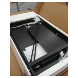 Amazon Basics Classic Computer Desk with Shelves, Black