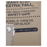 Regalo Easy StepÂ® Extra Tall Walk Thru Baby Gate, Black