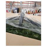 9 ft. Downswept Douglas Pencil Slim Fir Tree with Dual Color LED Lights