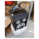 Pyle PSUFM1035A - 1000 Watt Disco Jam Powered Two-Way Bluetooth Speaker System with Flashing DJ Lights LOOKS USED