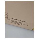 Furinno Econ Multipurpose Home Office Computer Writing Desk w/Bin, White