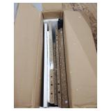 Furinno Econ Multipurpose Home Office Computer Writing Desk w/Bin, White