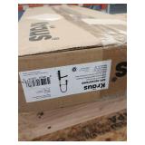 KRAUS Artec Pro Spot Free Finish 2-Function Commercial Style Pre-Rinse Kitchen Faucet with Pull-Down Spring Spout and Pot Filler, Stainless Steel/Matte Black