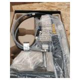 KRAUS Artec Pro Spot Free Finish 2-Function Commercial Style Pre-Rinse Kitchen Faucet with Pull-Down Spring Spout and Pot Filler, Stainless Steel/Matte Black