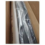 Modern Metal Platform bed with wood slats, twin