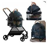 Pet Gear View 360 Stroller, Booster and Carrier Travel System USED