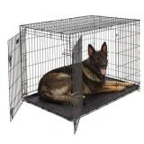 MidWest Double Door iCrate Metal Dog Crate, 48"