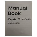 Noxarte crystal chandelier Ceiling pendent lighting fixture