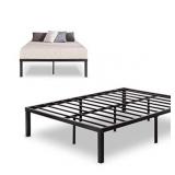 Zinus Quick Lock 14 Inch Metal Platform Bed Frame, Mattress Foundation, Queen