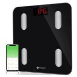 Etekcity Smart Bluetooth Body Fat Scale - Digital Bathroom Weight Scale, Black