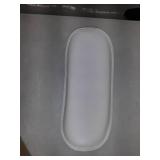 KKTONER PU Leather Modern Rolling Stool with Low Back Height Adjustable Work Salon Drafting Swivel Task Chair with Footrest (White)