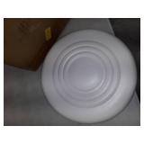 KKTONER PU Leather Modern Rolling Stool with Low Back Height Adjustable Work Salon Drafting Swivel Task Chair with Footrest (White)