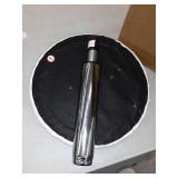 KKTONER PU Leather Modern Rolling Stool with Low Back Height Adjustable Work Salon Drafting Swivel Task Chair with Footrest (White)