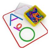 Osmo - Little Genius Sticks & Rings - 2 Games - ABCs & Squiggle Magic -
