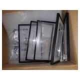 East Loft 6 Pack Clear Plastic Shoe Box Storage Organizer - Stackable,