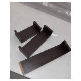 Brown Wall Floating Shelves