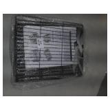 Whitmor Storage Cubes - Stackable Interlocking Wire Shelves -Black (Set of 4)