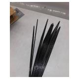 Whitmor Storage Cubes - Stackable Interlocking Wire Shelves -Black (Set of 4)