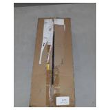 Labcosi 3 Tier Rope Farmhouse Wall Hanging Floating Shelves, Rustic White Wall Shelf,