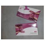 FifthPulse Disposable Vinyl Exam Gloves, Small, Pink