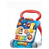 VTech Sit-To-Stand Learning Walker, Blue MISSING WHEELS/HOLDER