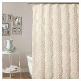 Ruffle Diamond 72" x 72" Shower Curtain