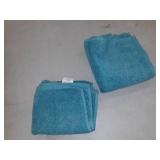 SKL Home Ocean Watercolor Scales Hand Towel (2-Pack), Blue,