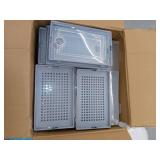 Shoe Storage Boxes Stackable Plastic with Lids