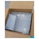 Shoe Storage Boxes Stackable Plastic with Lids