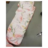 Wake In Cloud - King Sized Floral Comforter Set of 3