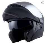 1Storm Motorcycle Modular Full Face Helmet Flip up Dual Visor Sun Shield: HB89