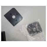 HUANUO Dual Monitor Stand, for 13 to 32 Inch Two Monitor Freestanding Desk Stand,Heavy-Duty Fully Adjustable Arms Fits up to 17.6lbs per Arm