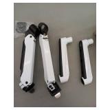 HUANUO Dual Monitor Stand, for 13 to 32 Inch Two Monitor Freestanding Desk Stand,Heavy-Duty Fully Adjustable Arms Fits up to 17.6lbs per Arm