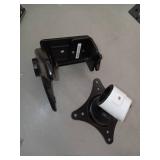 HUANUO Dual Monitor Stand, for 13 to 32 Inch Two Monitor Freestanding Desk Stand,Heavy-Duty Fully Adjustable Arms Fits up to 17.6lbs per Arm