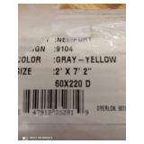 Main Street Rugs Haven Hav9104 Yellow 2