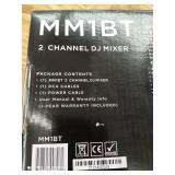 Gemini MM1BT 2-Channel DJ Mixer with Bluetooth Input