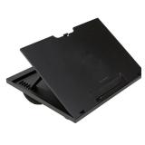 Mind Reader - Adjustable 8 Position Lap Desk - Black