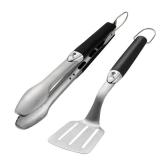 2-Piece Stainless Steel Grill Tool Set