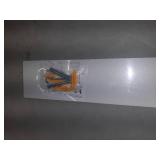 Set of 3 Floating Wall Shelves, White