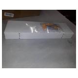 Set of 3 Floating Wall Shelves, White