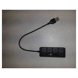 Sabrent 4-Port USB 2.0 Hub with Individual LED lit Power Switches (HB-UMLS)