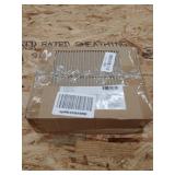 Basics Scented Dog Poop Bags with Dispenser and Leash Clip, 9 x 13 Inches, Talcum Powder Scented