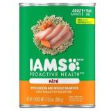 IAMS Proactive Health Dog Food, Classic Pate Ground Savory Dinner with Chicken & Rice, 13.2-Ounce Cans (Pack of 12)