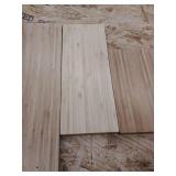 3- bamboo shelves (9"& 13"&17" x 5" shelves)