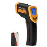 Etekcity Infrared Thermometer 749 (Not for Human) Temperature Gun Non-Contact Digital Lasergrip with LCD Backlit Display, -58â to 716â (-50â to 380â), Black-Yellow