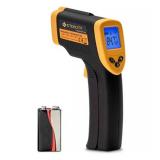 Etekcity Infrared Thermometer 749 (Not for Human) Temperature Gun Non-Contact Digital Lasergrip with LCD Backlit Display, -58â to 716â (-50â to 380â), Black-Yellow