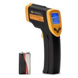 Etekcity Infrared Thermometer 749 (Not for Human) Temperature Gun Non-Contact Digital Lasergrip with LCD Backlit Display, -58â to 716â (-50â to 380â), Black-Yellow